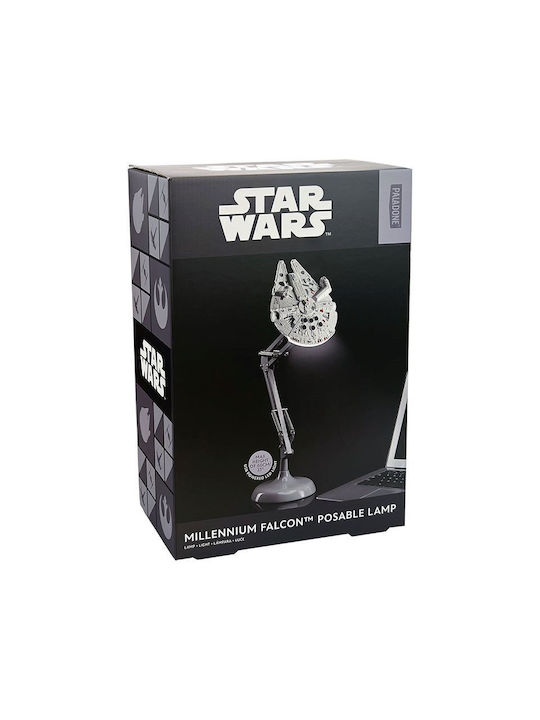Paladone Lumini LED Lampă de birou pentru copii Star Wars Millennium Falcon Gri