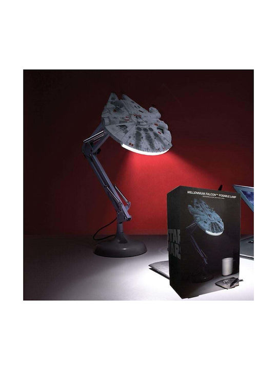 Paladone Lumini LED Lampă de birou pentru copii Star Wars Millennium Falcon Gri