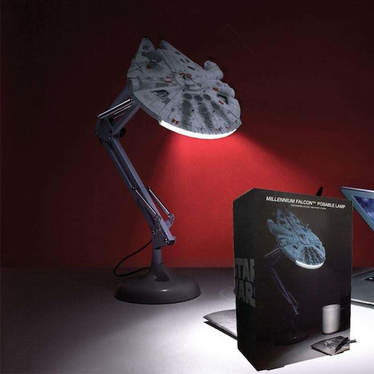 Paladone Lumini LED Lampă de birou pentru copii Star Wars Millennium Falcon Gri