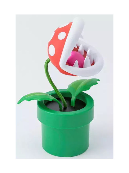 Paladone Παιδικό Διακοσμητικό Φωτιστικό Super Mario Mini Piranha Plant Πράσινο 21.3εκ.