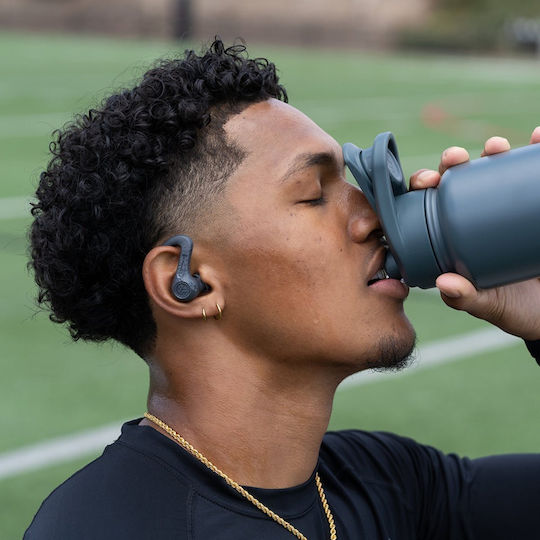 Jlab JBuds Sport ANC 4 Bluetooth Handsfree Ακουστικά με Αντοχή στον Ιδρώτα και Θήκη Φόρτισης Graphite