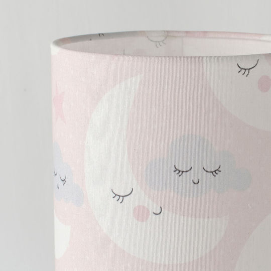 Veis Lampă portabilă pentru copii Moon Roz
