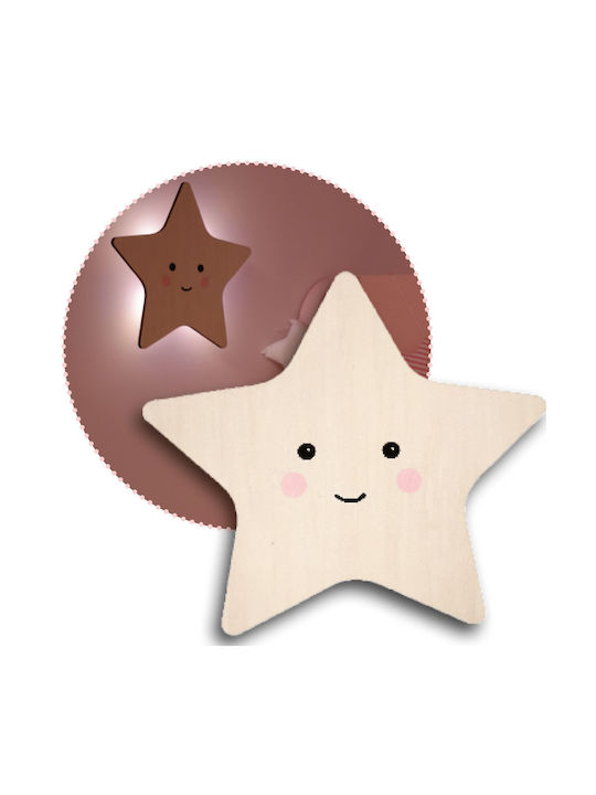 Reer Lumini LED Lampă decorativă pentru copii Atingere Lumilu Silhouette Star Bej 34.2x22.8x3.5εκ.