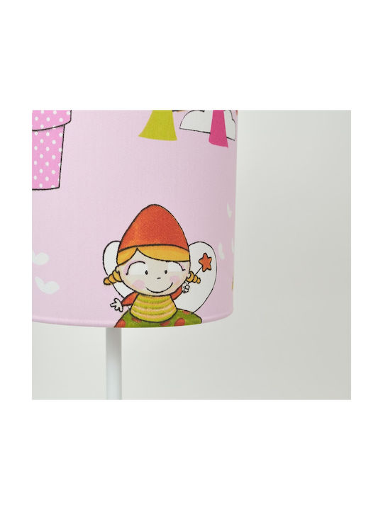 Veis Kids Portable Lamp Auge Kids Pink 45εκ.