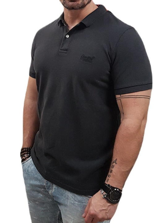 D2 Ovin Vint Polo T-Shirt Black