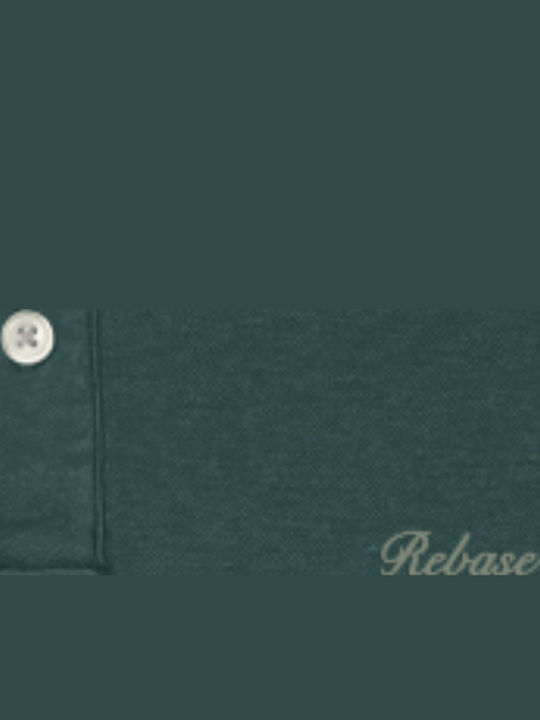 Polo Kurzarm Bluse Forest Green