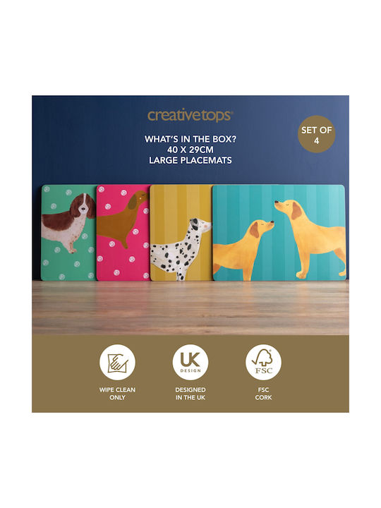 Creative Cork Placemat Multicolour 40x29cm