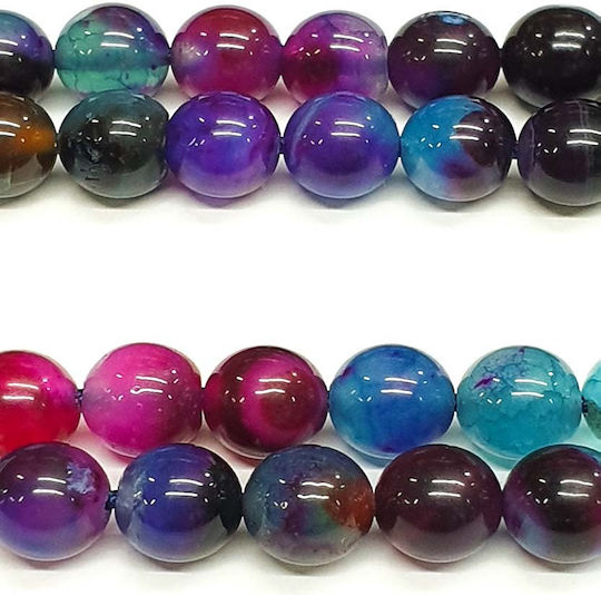 Roloi Komboloi Agate Worry Beads Multicolour 26cm