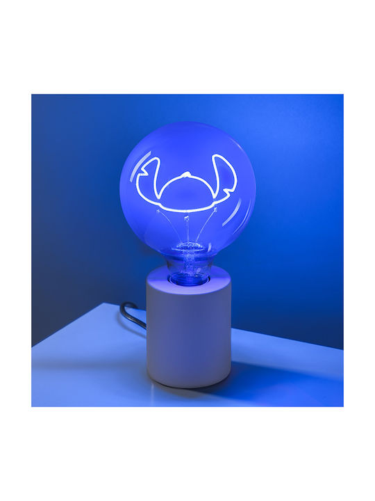 PCMerch Lampă decorativă pentru copii Neon Bulb Stitch Transparent 18x13x18εκ.