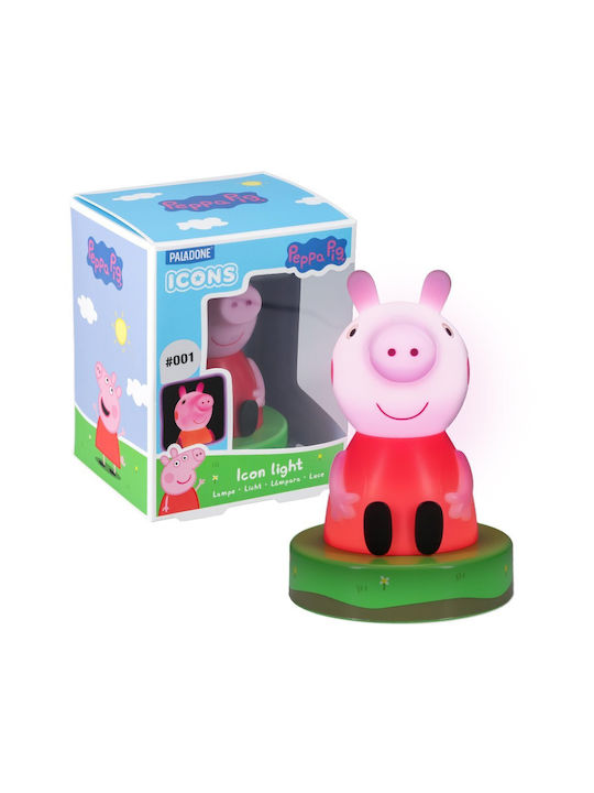 Paladone Kids Decorative Lamp Icons Peppa Pig Pink 11x11x14εκ.