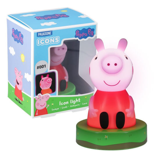 Paladone Kinder Dekorative Lampe Icons Peppa Pig Rosa 11x11x14εκ.