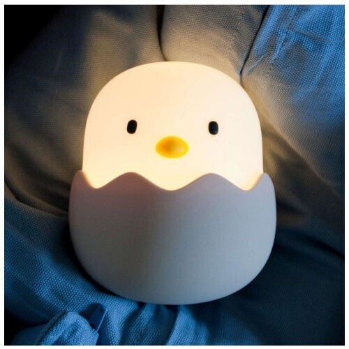 Mega Light Kinder Tischlampe Eggy Egg Rosa 11,8x10,4x10,4cm