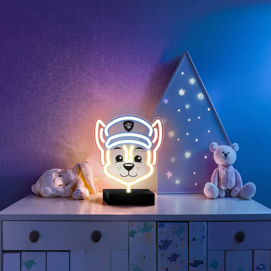 Неонова LED лампа на стойка Пес Патрул Чейс OW-120346