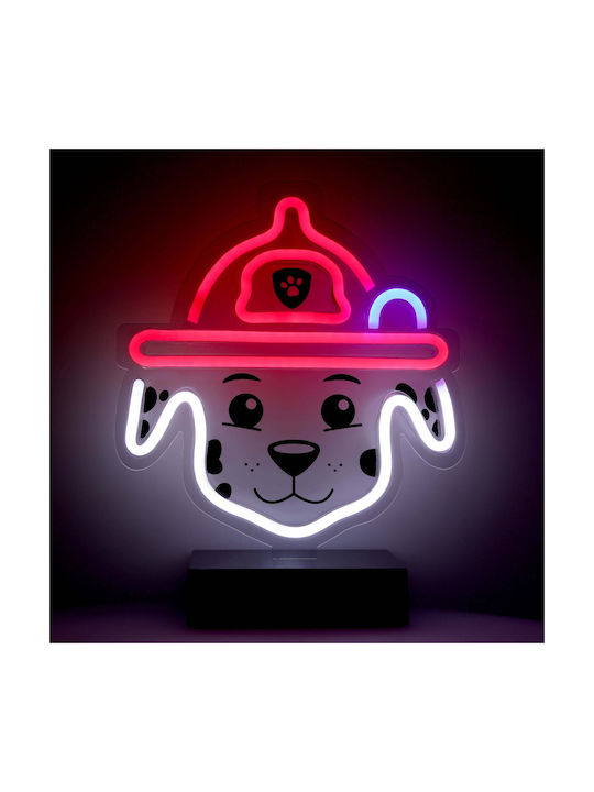 Paw Patrol LED Kinder Dekorative Lampe Weiß 25εκ.