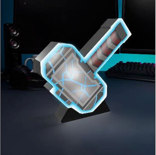 Paladone Детско Декоративно Осветление Thors Hammer Сив 17x5x17εκ.