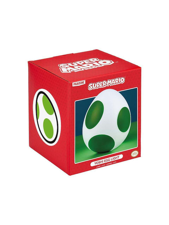 Paladone Lămpi De Masă Pentru Copii Decorațiune Luminoasă Super Mario Bros Ou Yoshi Verde 20 Cm