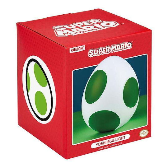 Paladone Kids Decorative Lamp Super Mario Bros Yoshi Egg Green 20cm
