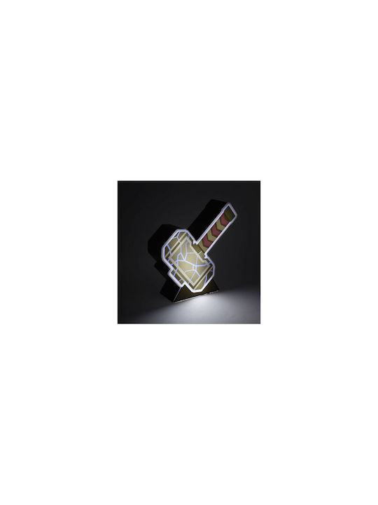 Paladone Kids Decorative Lamp Thors Hammer Gray 17x5x17εκ.
