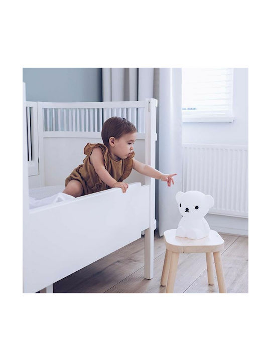 Mr Maria LED Kinder Dekorative Lampe Boris mit Farbwechsel Weiß 14x20x21εκ.