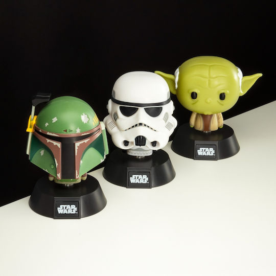 Paladone Kinder Dekorative Lampe Boba Fett Icon Light Grün 10εκ.