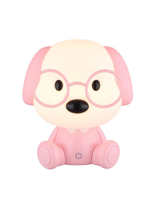 Globo Lighting Led Kids Decorative Lamp Pink 20x18x15εκ.