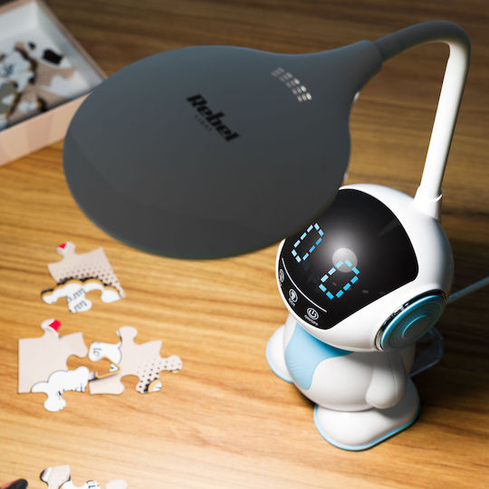 LED Kinder Schreibtischlampe Berührung Weiß 5.4εκ.