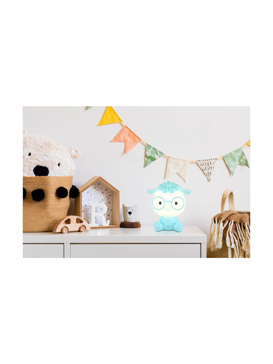 Globo Lighting Led Kids Decorative Lamp Blue 22x21x15εκ.