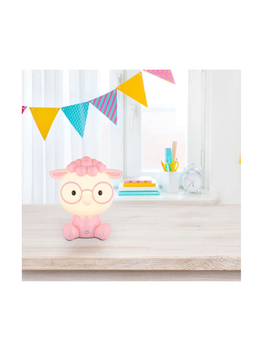 Globo Lighting Led Kids Decorative Lamp Pink 22x21x15εκ.
