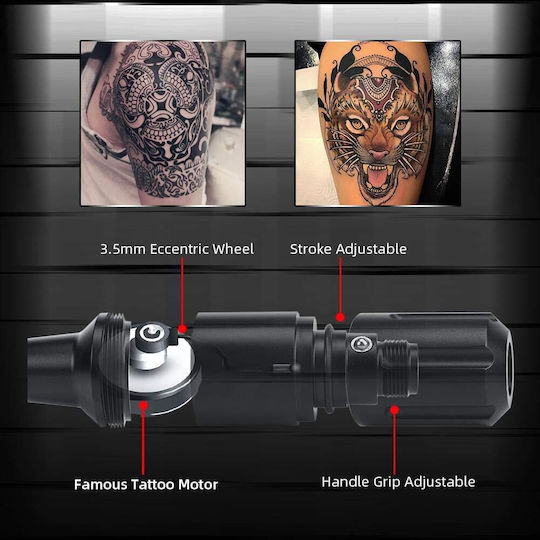 Mașină de Tattoo Rotary Profesională 9000 R Min Mașină de Tattoo Aluminiu Cablu Rca Tip Stilou