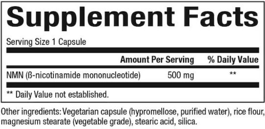 Natural Factors RegenerLife 500mg Ειδικό Συμπλήρωμα Διατροφής 30 κάψουλες