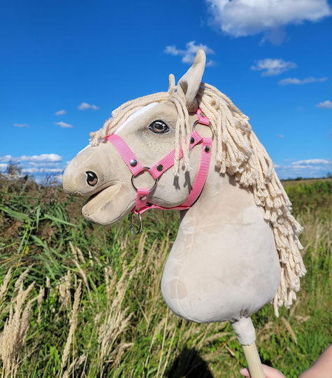 Hobby Horse Großes Premium Steckenpferd Cremello A3