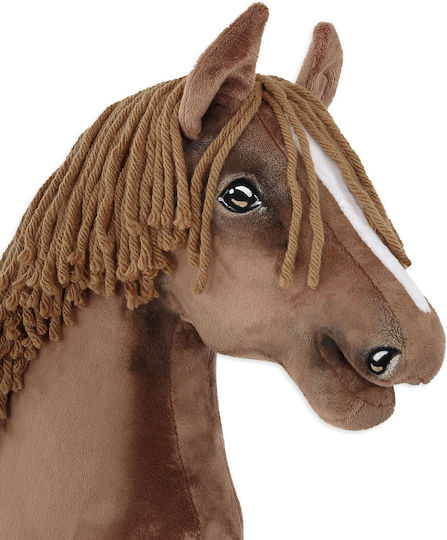 Hobby Horse Groß Premium Stockpferd Dunkel Kastanie A3