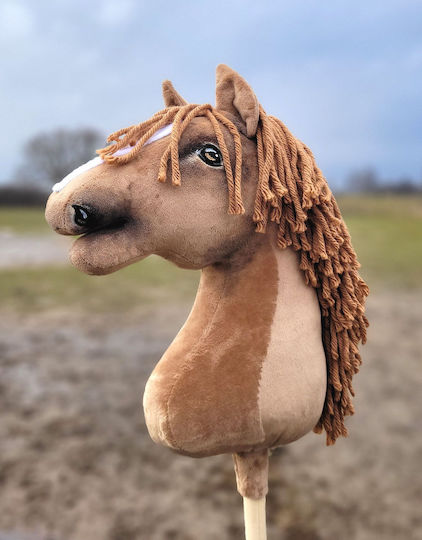 Hobby Horse Large Premium Stick Horse Light Chestnut A3