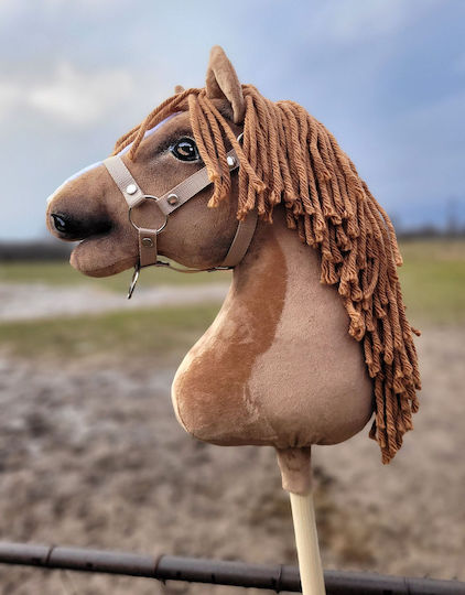 Hobby Horse Large Premium Stick Horse Light Chestnut A3