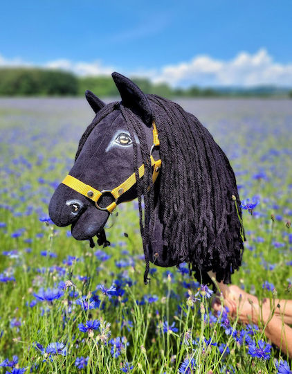 Hobby Horse Large Premium Stick Horse Friesian Horse Mane A3