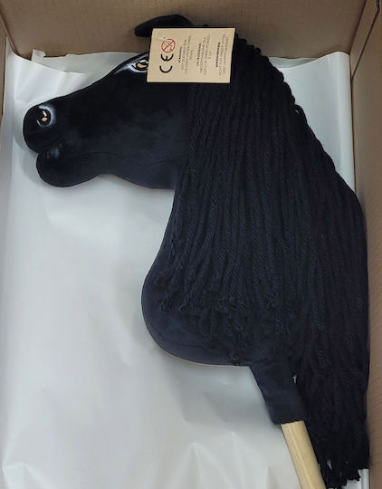 Hobby Horse Große Premium Stabpferd Friesisches Pferd Mähne Ii A3
