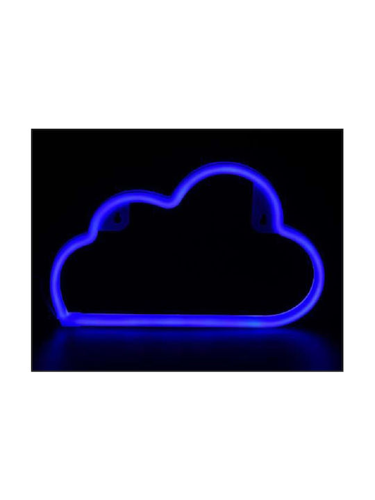 Aca Lumini LED Lampă decorativă pentru copii Nor Albastru 29.5x2cm
