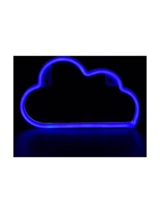 Aca Lumini LED Lampă decorativă pentru copii Nor Albastru 29.5x2cm