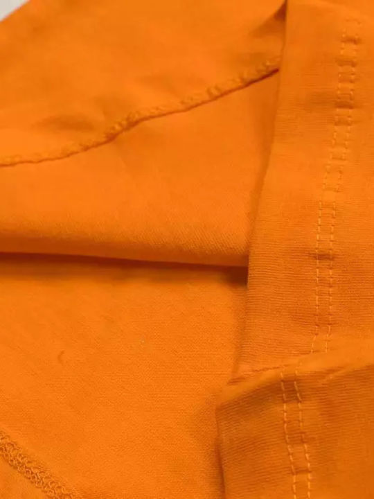Kids' Set with Shorts Summer 2pcs Orange-Dark Blue