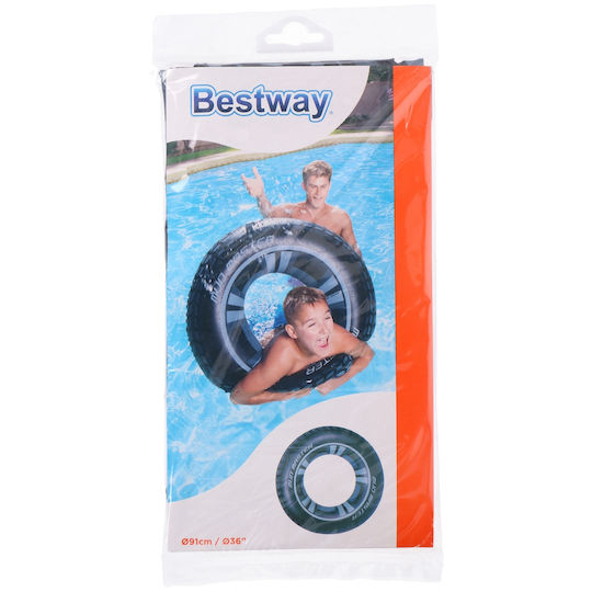 Σωσίβιο Μαύρο Γκρι Φ91cm Bestway Mud Master