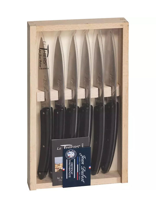 Laguiole Jean Dubost Messer Steak aus Rostfreiem Stahl 6 Stück