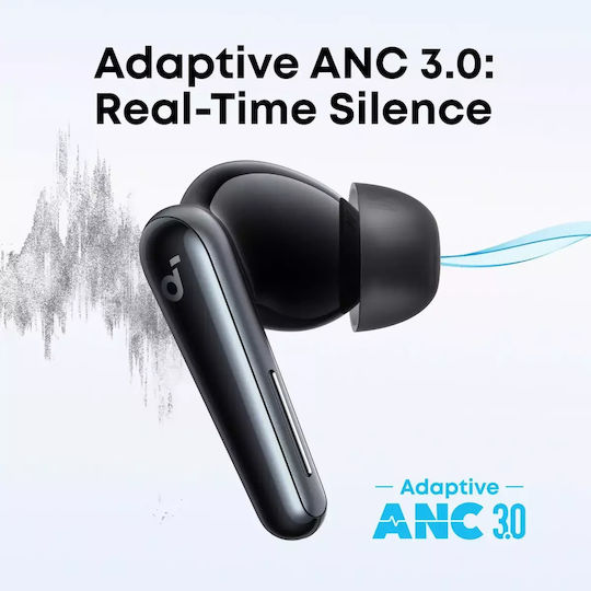 Soundcore by Anker Liberty 5 In-ear Bluetooth Handsfree Earphones with Sweat Resistance and Charging Case Black