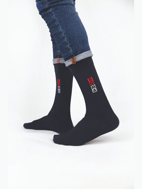 Soma Socks Ανδρικές Κάλτσες Μπλε