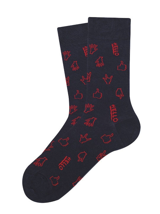 Soma Socks Bărbați Șosete Dark Blue 1Pachet