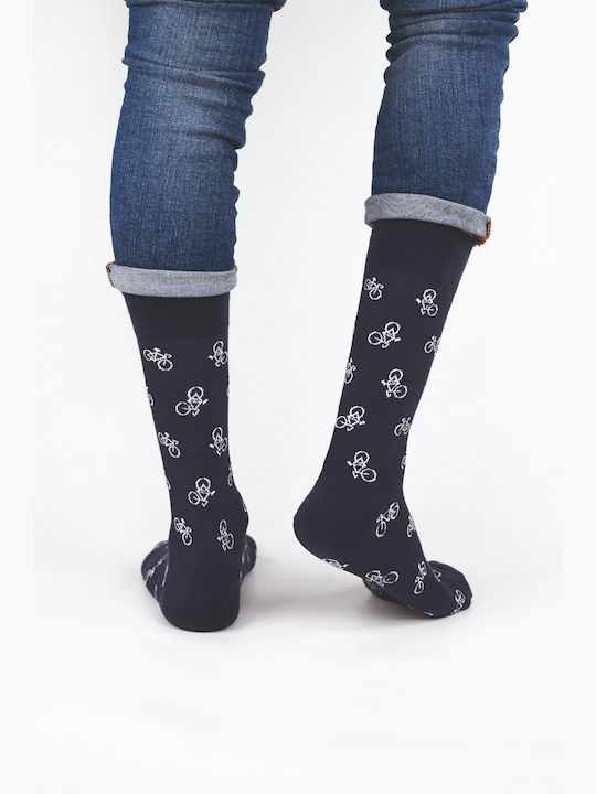 Soma Socks Bărbați Șosete cu Model Dark Blue 1Pachet