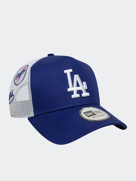 New Era La Dodgers Mlb Multi Patch Тъмносин 9forty A-frame Камионджия Регулируема Капела Джокей Син New Era La Dodgers Mlb Multi Patch Тъмносин 9forty A-frame Камионджия Регулируема Капела Джокей Син