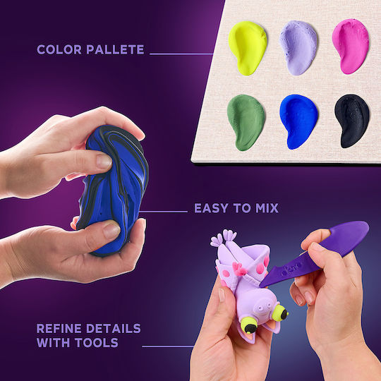 Diy Kreatives Modelliermasse Bau-Set Wood & Craft Little Worlds Fledermaus