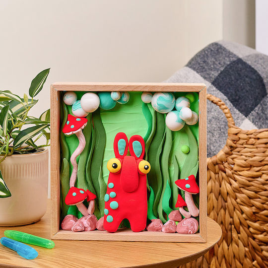 Diy Δημιουργικό Σετ Κατασκευής Πηλό Wood & Craft Little Worlds Μαμά Τρολ