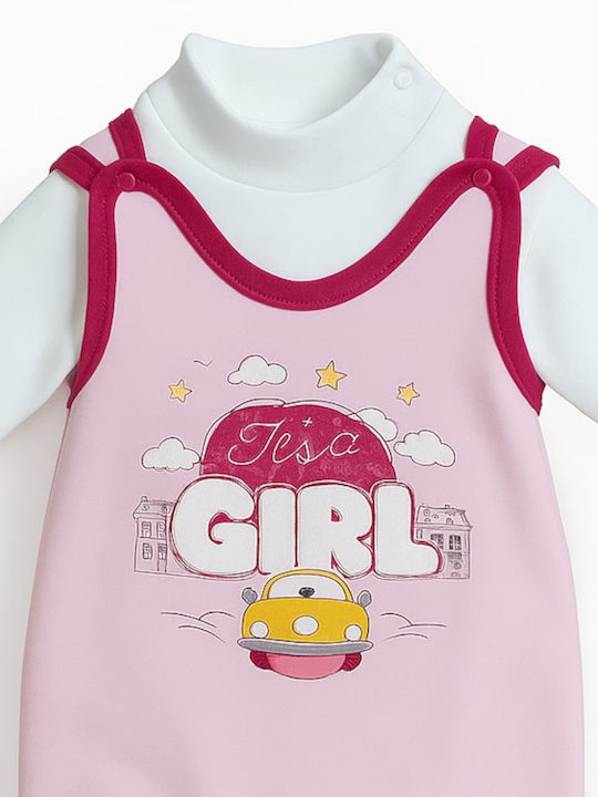 Domina Set Onesie Pink