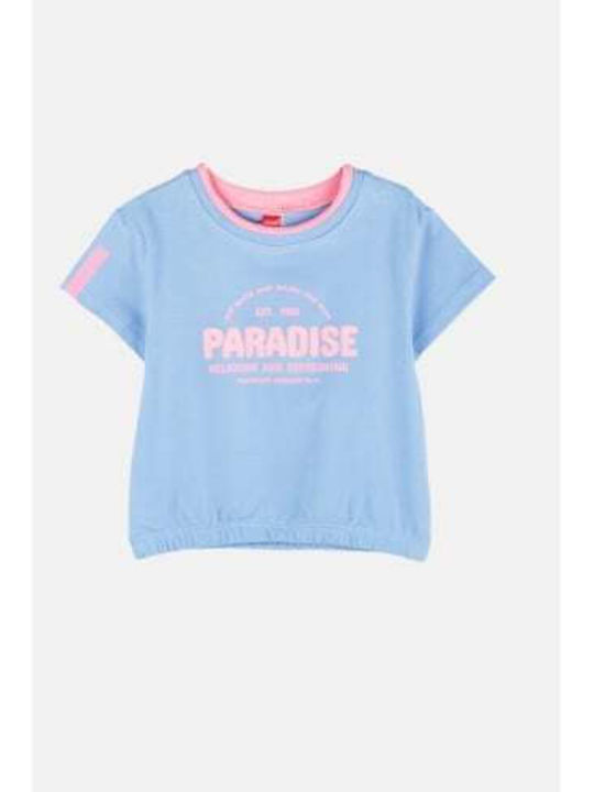 Kids' Set with Leggings Summer 2pcs Purple Paradise